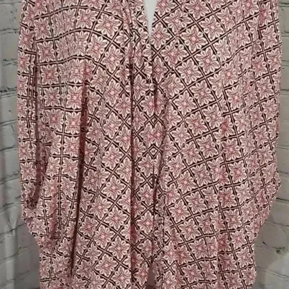 Victorias Secret Cocoon Kimono Pink Tropical Floral Boho Swim Coverup Size XS - Picture 3 of 6